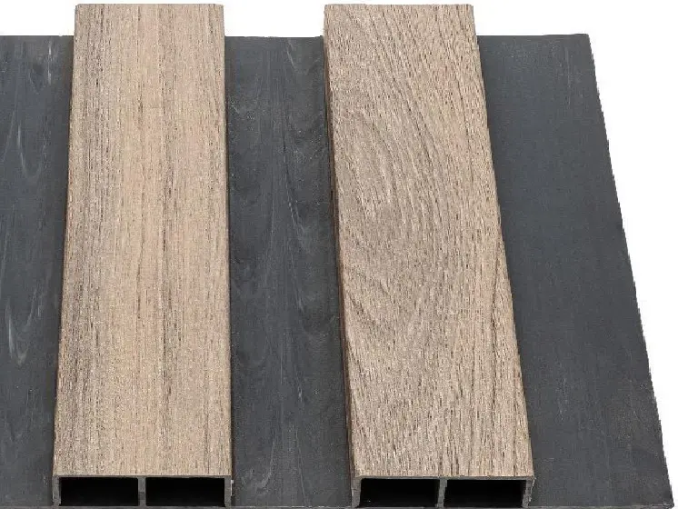 2 Kanal Yarım Kaplama Meşe Dekoratif Duvar Paneli